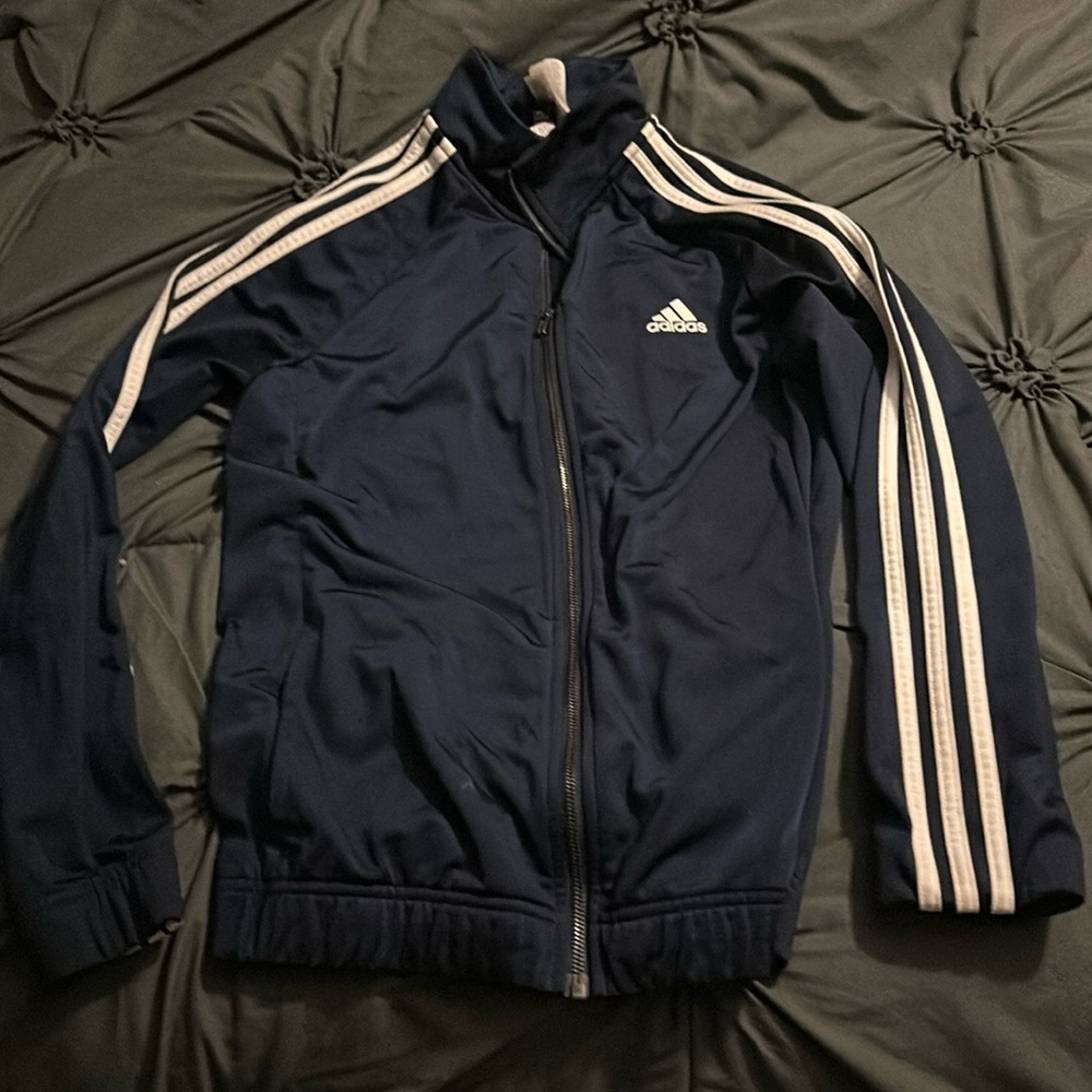 Blue adidas jacket